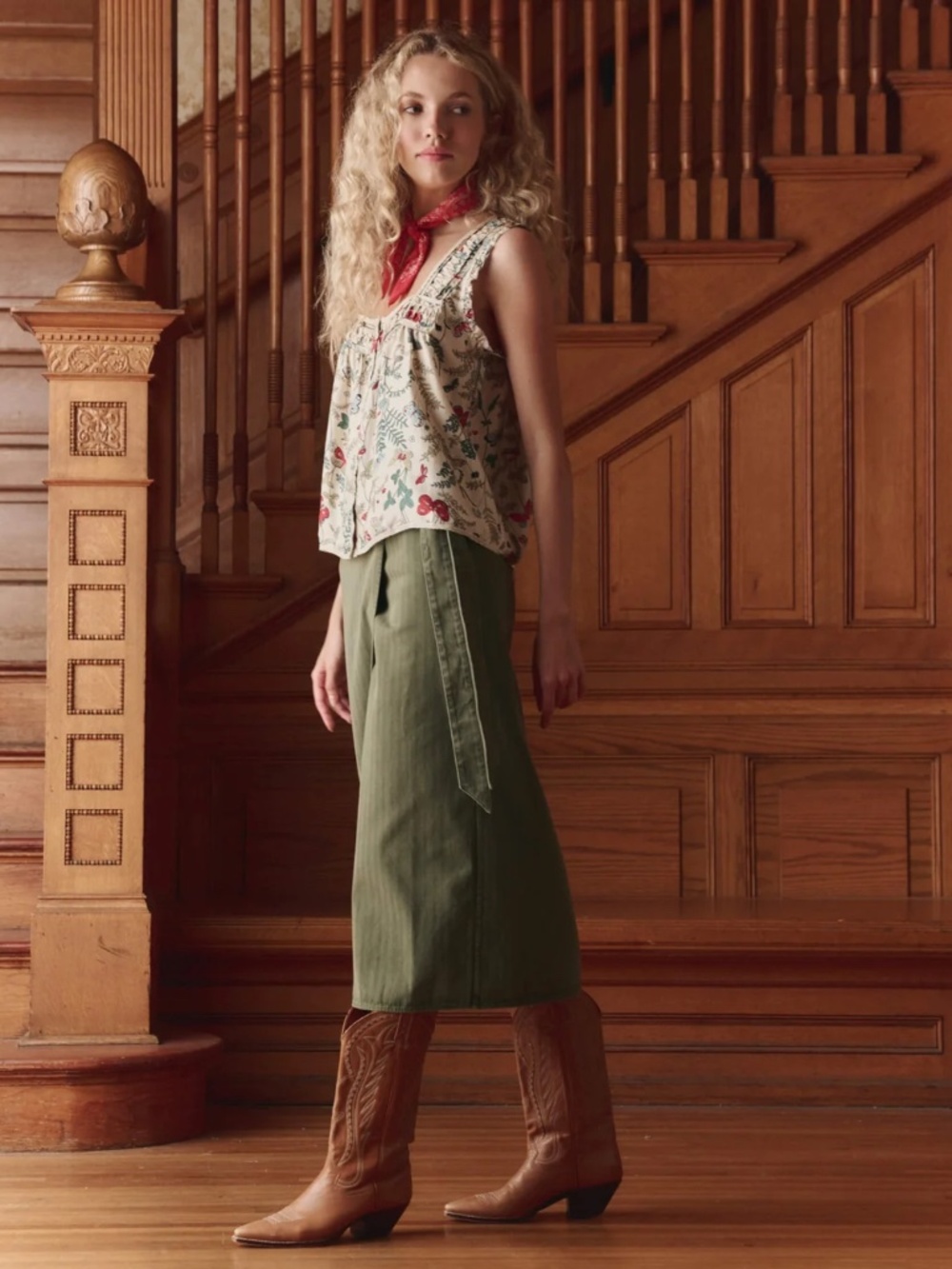 *NWT* THE GREAT THE WRAP SKIRT SIZE 3 - Picture 5 of 11